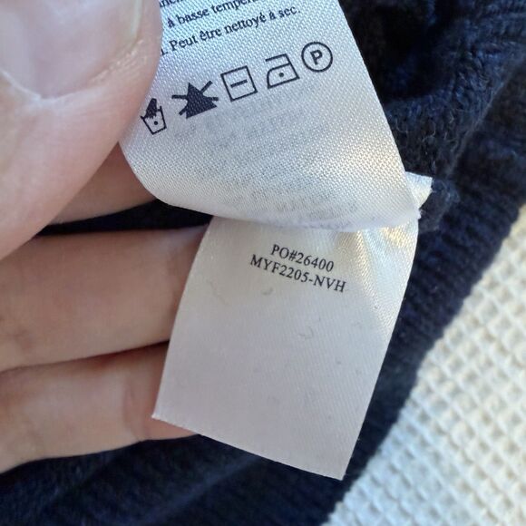 Faherty Sweater Mens XXL  Navy Blue Jackson 1/4 Zip Classic Warm Capsule - Picture 7 of 10